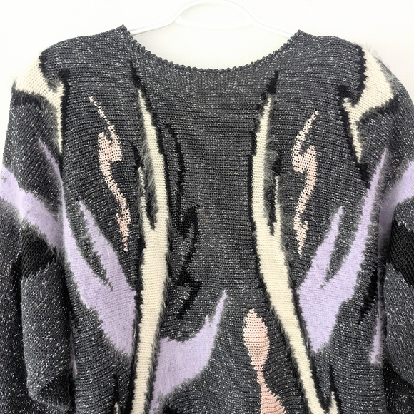 Vintage Women's Franco Valeri Sweater With Angora Wool ~ Size Large - Picture 2 of 8